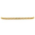 Vintage gouden gourmet armband 14 krt, Sieraden, Tassen en Uiterlijk, Armbanden, Ophalen of Verzenden, Nieuw