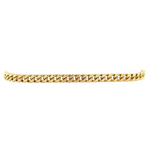 Vintage gouden gourmet armband 14 krt, Sieraden, Tassen en Uiterlijk, Armbanden, Nieuw, Ophalen of Verzenden