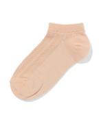 HEMA Dames enkelsokken structuur zand 2+1 gratis, Kleding | Dames, Sokken en Kousen, Verzenden, Nieuw
