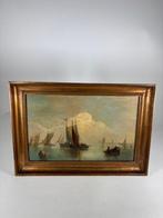 Italiaanse school (XIX) - Battuta di pesca, Antiek en Kunst
