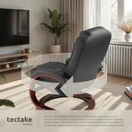 2dekans | tectake® TV-Fauteuil met Kruk - Verstelbare, Huis en Inrichting, Fauteuils, Ophalen of Verzenden, Gebruikt