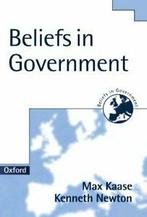 Beliefs in Government.by Kaase, Max New   ., Boeken, Overige Boeken, Kaase, Max, Zo goed als nieuw, Verzenden