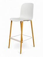 Steelcase Cavatina barkruk, 4-poot, eiken-wit, Huis en Inrichting, Ophalen of Verzenden, Gebruikt, Wit