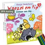 Pakket - Zomaar een dag en kleurboek / Woezel & Pip, Boeken, Verzenden, Gelezen, Guusje Nederhorst