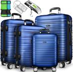 Kofferset - 4 delig - Trolley - Reiskoffer set - Blauw - Til, Verzenden, Zo goed als nieuw