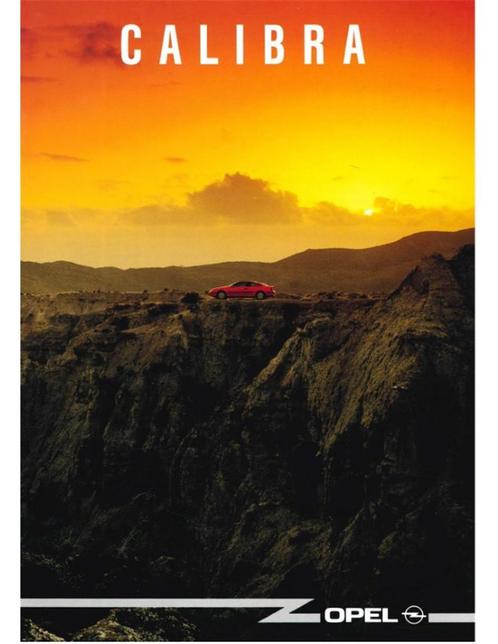 1990 OPEL CALIBRA BROCHURE NEDERLANDS, Boeken, Auto's | Folders en Tijdschriften, Opel