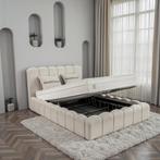 Ledikant Harmony Beige Met Opbergruimte - 180x200 cm, Verzenden, Beige, Nieuw, Modern