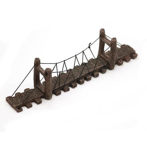 Houten loopbrug medium OS-171 - aquarium decoratie, Dieren en Toebehoren, Vissen | Aquaria en Toebehoren, Sierelement, Nieuw, Ophalen of Verzenden