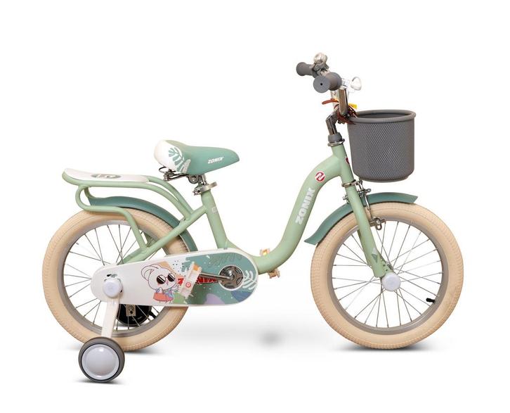 Zonix Meisjesfiets 16 Inch Pastelgroen Kinderfiets Met, Fietsen en Brommers, Fietsen | Meisjes, 16 inch, Nieuw, Ophalen of Verzenden
