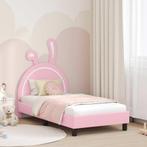 vidaXL Bedframe voor kinderen met hoofdbord Roze 80 x 160 cm, Huis en Inrichting, Slaapkamer | Bedden, Verzenden, Nieuw