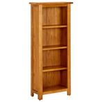 vidaXL Boekenkast met 4 schappen 45x22x110 cm massief, Minder dan 50 cm, Verzenden, 100 tot 150 cm, Nieuw