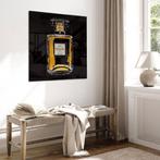 Glasschilderij – Coco Chanel – 80x80cm, Huis en Inrichting, Woonaccessoires | Schilderijen, Tekeningen en Foto's, Nieuw, 75 tot 100 cm