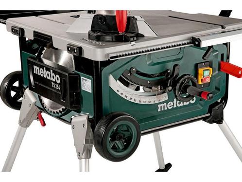 Metabo TS 254 - Tafelzaag - 2000W 254mm - Trolleyfunctie, Doe-het-zelf en Verbouw, Gereedschap | Zaagmachines, Zo goed als nieuw