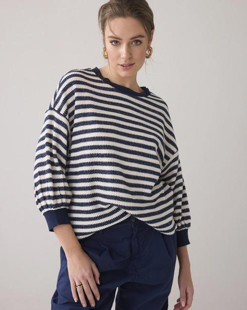 -30% Summum  Summum 3s5082-30670 480 jersey sweater waffle l, Kleding | Dames, Truien en Vesten, Nieuw, Verzenden