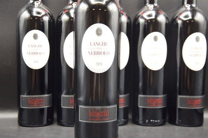 2020 Beni di Batasiolo, Nebbiolo - Langhe DOC - 6 Flessen, Verzamelen, Wijnen