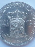 Nederland. Wilhelmina. 2 1/2 Gulden 1939 (Zonder, Postzegels en Munten, Munten | Nederland