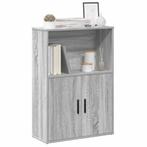 vidaXL Boekenkast 60x24x85 cm bewerkt hout grijs sonoma, Verzenden, Nieuw, Overige houtsoorten