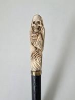Santa Muerte - Skelet - Gedetailleerd Handsnijwerk., Antiek en Kunst