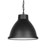 LABEL51 - Hanglamp Industry - Zwart Metaal - Glas, Minder dan 50 cm, Nieuw, Industrieel, Metaal