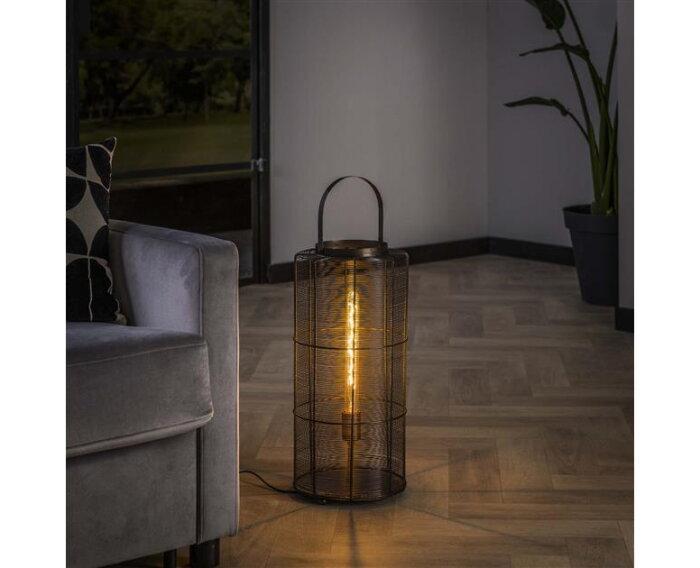 Vloerlamp reach L - Zwart nikkel, Huis en Inrichting, Lampen | Vloerlampen, Nieuw, Ophalen of Verzenden