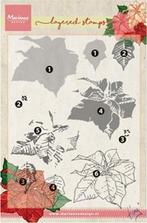 Clearstamp - Marianne Design - Layered - Poinsettia - TC0859, Nieuw