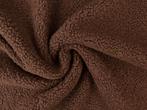 10 meter teddy bont - Bruin - Bouclé stoffen, Bruin, 120 cm of meer, Ophalen of Verzenden, Polyester