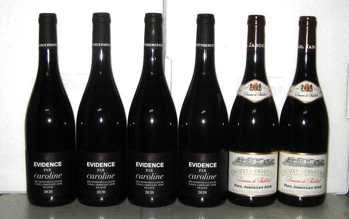 2020 (4) Vin de France Evidence par Caroline 2021 (2), Verzamelen, Wijnen