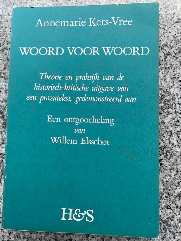 Woord voor woord (Annemarie Kets – Vree), Boeken, Literatuur, Nederland, Gelezen, Verzenden