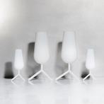 Maarten Baptist - Set of 2 Milky White Champagne Glasses and
