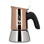 Bialetti Venus Copper 2 kops (percolator), Afneembaar waterreservoir, Nieuw, Combi, 2 tot 4 kopjes