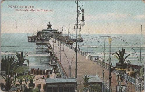 SCHEVENINGEN - Wandelhoofd: Koningin Wilhelmina, Verzamelen, Ansichtkaarten | Nederland, Verzenden