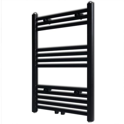 vidaXL Radiator / handdoekenrek recht 500x764 mm zwart, Doe-het-zelf en Verbouw, Verwarming en Radiatoren, Nieuw, Verzenden