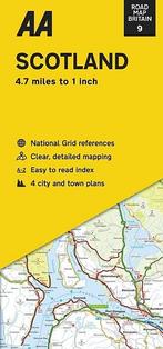 Wegenkaart - Landkaart 9 Schotland - AA Road Map Britain, Nieuw, Verzenden