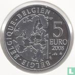 België 5 euro 2008 (PROOF - kleurloos) 50 years of the S.., Postzegels en Munten, Verzenden, Losse munt, Goud
