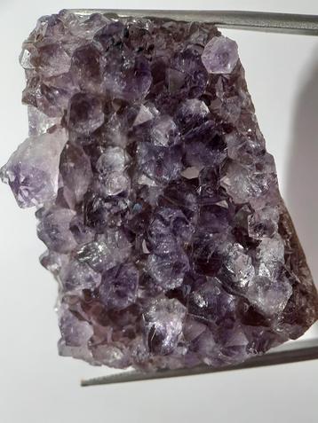 Natural purple Druzy Amethyst - 75.475 ct - Rough Gemstone - beschikbaar voor biedingen