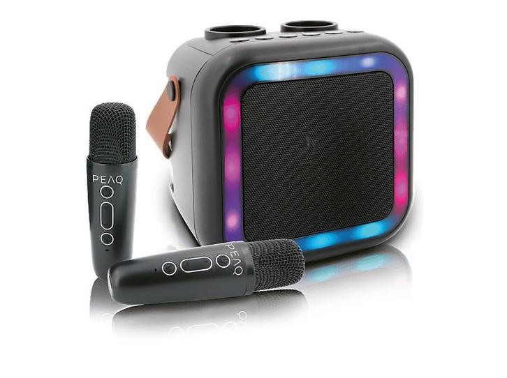 Peaq -  Pkm-100 Karaoke Machine  - Zwart, Audio, Tv en Foto, Luidsprekers, Nieuw, Overige merken, 60 tot 120 watt, Verzenden