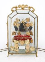 Prachtige en grote trouwkast - 40 cm - Antiek - Glas,