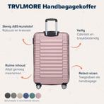 2dekans | TRVLMORE Koffer - Handbagage - Cijferslot -, Sieraden, Tassen en Uiterlijk, Koffers, Ophalen of Verzenden, Zo goed als nieuw