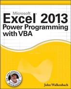 Excel 2013 Power Programming with VBA 9781118490396, Zo goed als nieuw