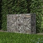 vidaXL Gabion mand 150x50x100 cm gegalvaniseerd staal, Verzenden, Nieuw, IJzer, 1 tot 2 meter