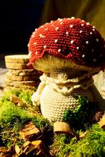 Gehaakt mushroom knuffeltje custom made, Kinderen en Baby's, Speelgoed | Knuffels en Pluche, Nieuw, Overige typen, Verzenden
