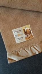 Deken - 200 cm - 150 cm - Tweepersoonsbed wol camel