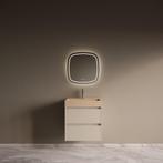 Badmeubelset Riga Travertin met Wastafel 60 cm Kasjmier, Ophalen of Verzenden, Nieuw, Bad