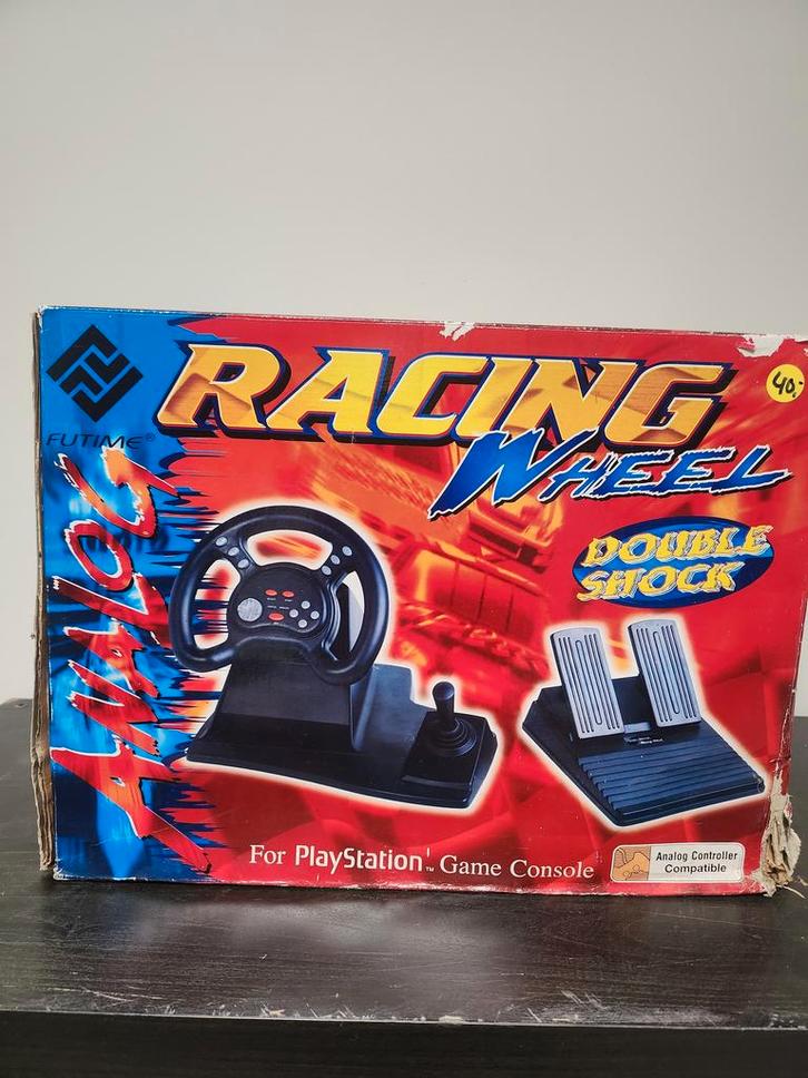 Futime Analog Racing Wheel Playstation 1, Spelcomputers en Games, Spelcomputers | Sony PlayStation Consoles | Accessoires, Ophalen of Verzenden
