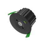 Noodverlichting inbouwspot | 1,8 Watt | Zwart | Ø92mm, Ophalen of Verzenden