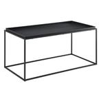 Salontafel zwart metaal 47x100x50 cm, Huis en Inrichting, Tafels | Salontafels, Verzenden, Nieuw