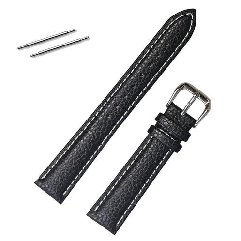 Fako® - Horlogebandje - Echt Leer - Lizard Reliëf - 18mm -, Sieraden, Tassen en Uiterlijk, Horloges | Heren, Verzenden