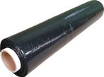 Stretchfolie handwikkelfolie 50cmx300m 20my zwart 1 rol, Verzenden
