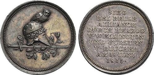 Ar-medaille 1815 Brandenburg-Preussen Pruisen Friedrich W..., Postzegels en Munten, Penningen en Medailles, Verzenden