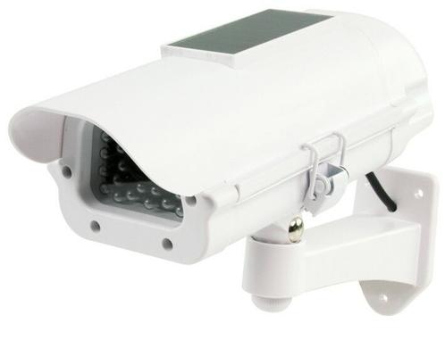 Dummy Beveiligingscamera Solar Outdoor Wit Met Oplichtende I, Audio, Tv en Foto, Videobewaking, Verzenden